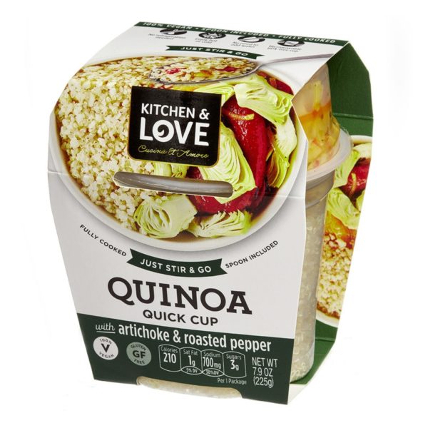 Artichoke & Roasted Pepper Quinoa Quick Cup