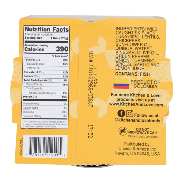 Quinoa & Chickpeas Tuna Meals - Image 3