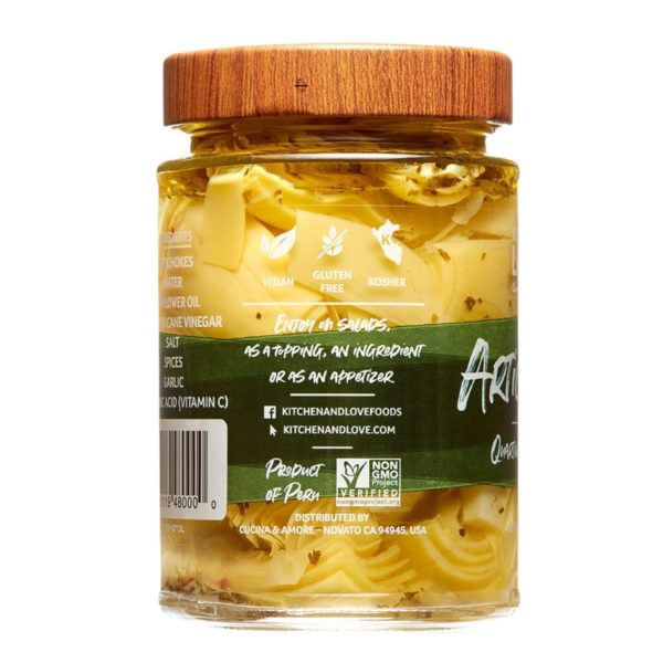 Quartered Marinated Artichoke Hearts 11oz - Image 3