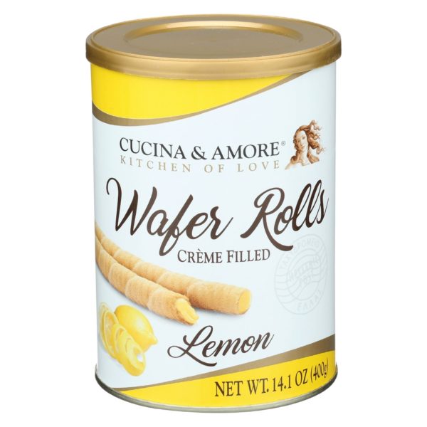 Lemon Wafer Rolls