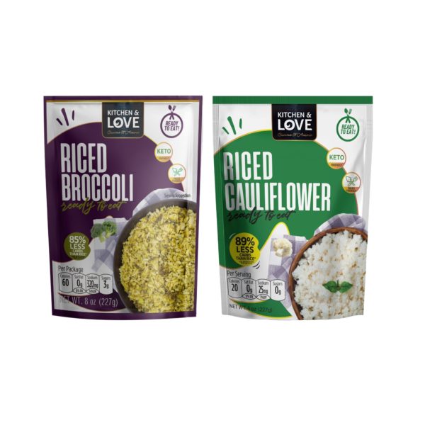 Riced Broccoli & Cauliflower Pouches
